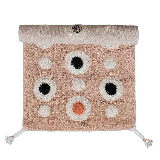 Hello Honey® Boho Cotton Tufted Circle Pattern Bath Mat with Tassels, 3ft. x 2ft.